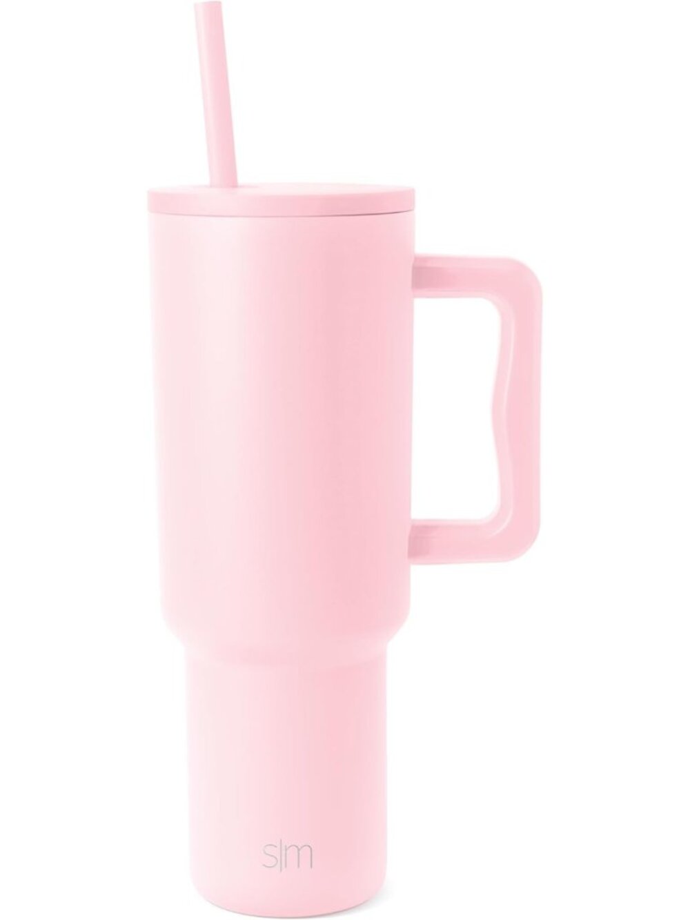 Insulated 40 oz Travel Tumbler with Handle & Straw Lid | Cup Holder Friendly